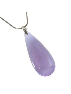 Gucci Teardrop Silver Necklace